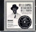 Rev. E.D. Campbell / Rev. I. Shelton / Rev. C.F. Thornton- Preaching & Congregational Singing (1927) / Document CD-5389