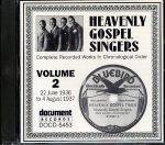 Heavenly Gospel Singers - Vol. 2  1936-1937 / Document CD-5453