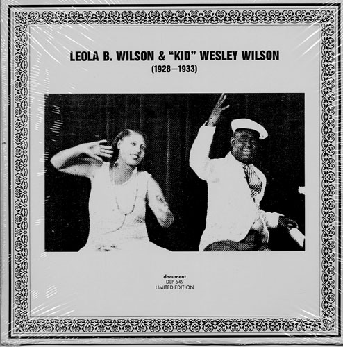 LEOLA WILSON & KID WILSON (1928-33) / DOCUMENT LP-549 – Down Home Music