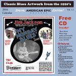 2016 Classic Blues Calendar w/CD