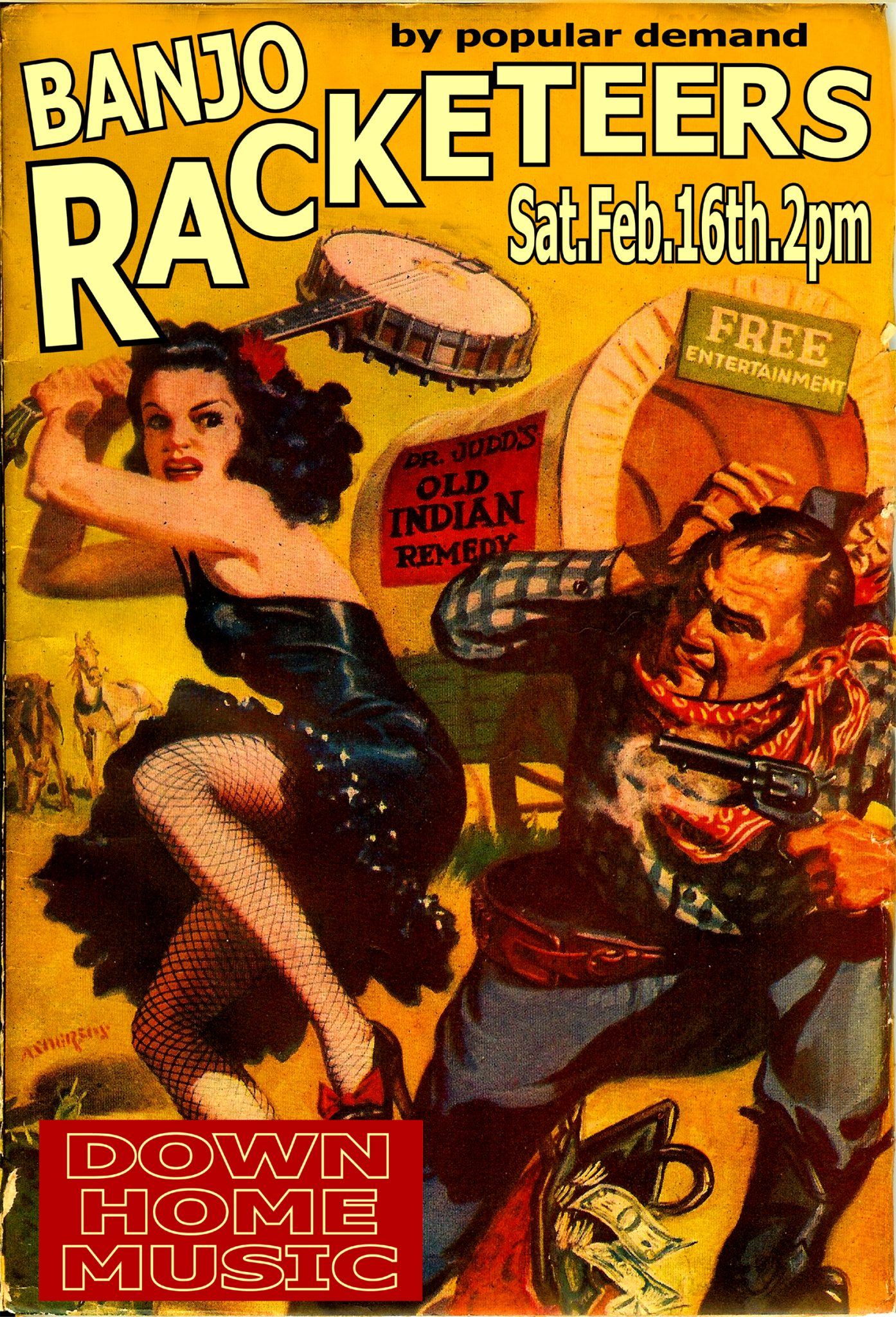 Live! Throughout our store. The Banjo Racketeers Sat.Feb.16th.2PM FREE!