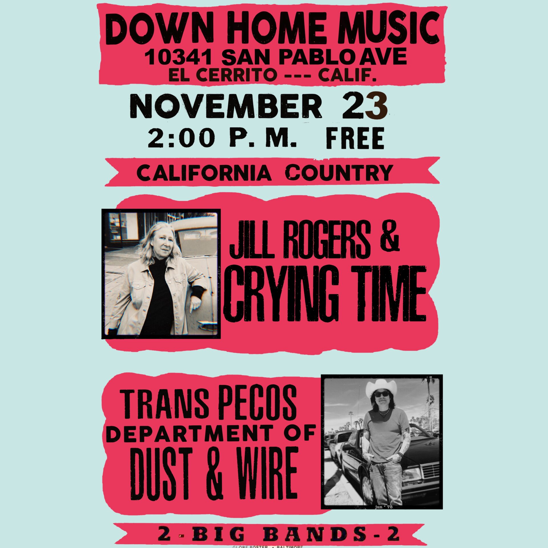 Saturday November 23rd 2:00 PM FREE!